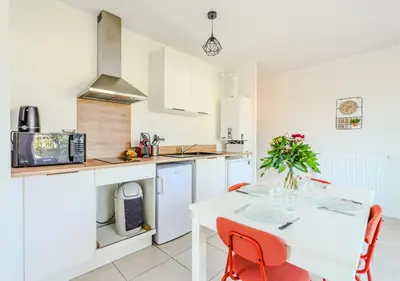 Cuisine ou kitchenette dans l'établissement Appartement Villa Losa