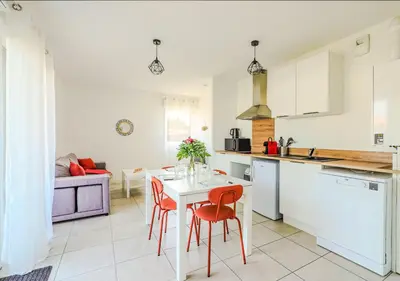 Cuisine ou kitchenette dans l'établissement Appartement Villa Losa