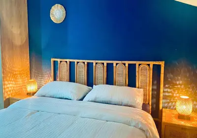 Un ou plusieurs lits dans un hébergement de l'établissement Duplex Gardenia - Lumineux & Central