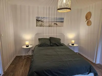 Un ou plusieurs lits dans un hébergement de l'établissement Maison perouge