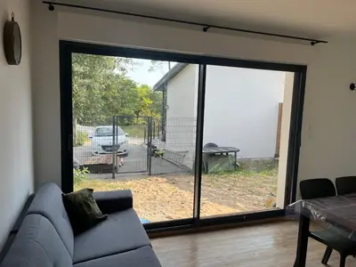 Coin salon dans l'établissement Location havre de paix