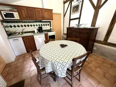 Cuisine ou kitchenette dans l'établissement Lecouture