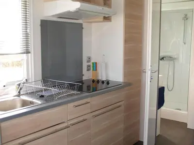 Salle de bains dans l'établissement L'alouette