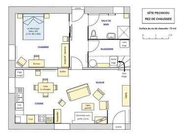 Plan de l'établissement Pechicou