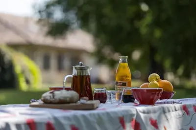 Nourriture dans la maison de vacances ou à proximité