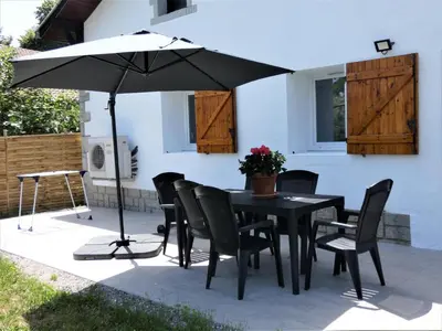 Terrasse ou espace extérieur de l'établissement Le treuilh