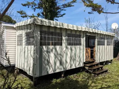 Plan de l'établissement Grand mobil-home n°604 3ch tout confort au calme