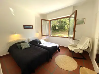 Un ou plusieurs lits dans un hébergement de l'établissement PINSONS maison familiale proche plage