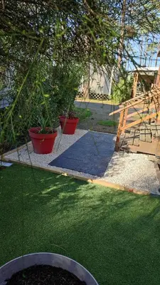 Jardin de l'établissement Les Dunes de Contis