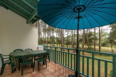 Balcon ou terrasse dans l'établissement Blue Pinsolle - Appt avec piscine partagée