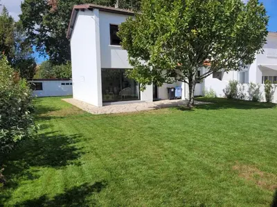 Jardin de l'établissement Jolie maison 3 chb et jardin proche Arcachon