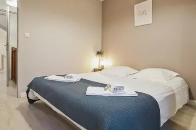 Un ou plusieurs lits dans un hébergement de l'établissement La Maison des Embruns - Welkeys
