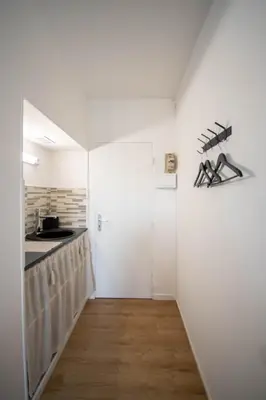 Cuisine ou kitchenette dans l'établissement Le victoruy