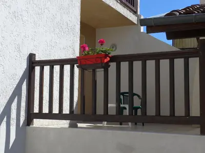 Balcon ou terrasse dans l'établissement Hôtel Le Relais Dax