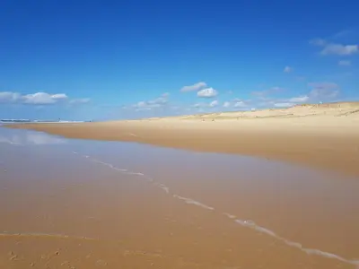 Paysage naturel près de le camping