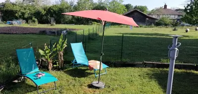 Jardin de l'établissement gite neuf