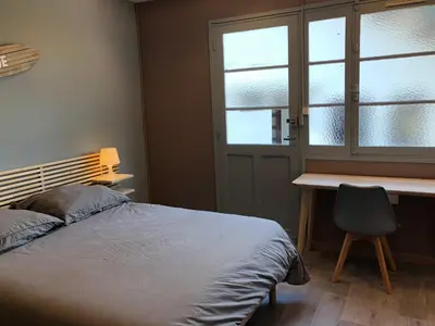 Un ou plusieurs lits dans un hébergement de l'établissement Centre de vacances Hotel CAPLANDES