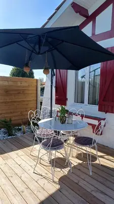 Balcon ou terrasse dans l'établissement Maison Du Lac.