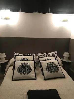 Un ou plusieurs lits dans un hébergement de l'établissement Appartement mimizan plage