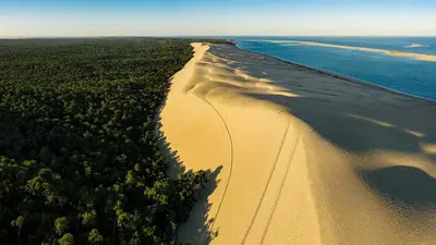 Paysage naturel près de le camping