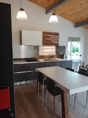 Cuisine ou kitchenette dans l'établissement Casa Chélo