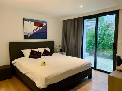 Un ou plusieurs lits dans un hébergement de l'établissement Villa Vagues de Vie