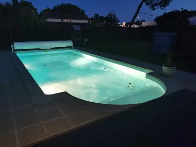Piscine de l'établissement villa Firadina Benesse Maremne proche océan ou située à proximité
