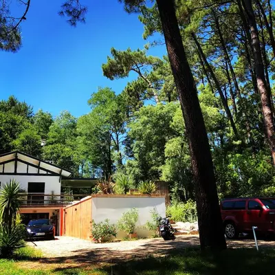 Jardin de l'établissement Charmant T2 jardin près des plages et du golf Seignosse