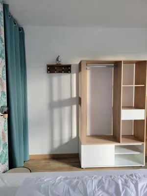 Un ou plusieurs lits dans un hébergement de l'établissement Villas Floryanne