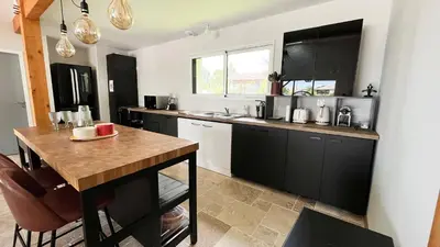 Cuisine ou kitchenette dans l'établissement VILLA CANTATE - Maison avec piscine