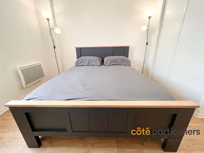 Un ou plusieurs lits dans un hébergement de l'établissement Au Soleil Couchant - Apt T3 à 800m de l'Océan