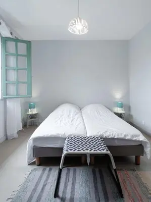 Un ou plusieurs lits dans un hébergement de l'établissement La villa des mouettes