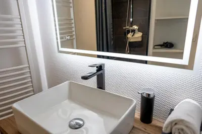 Salle de bains dans l'établissement Atlantic Selection - Studio Ocean Side - À 200 mètres de l'Estacade