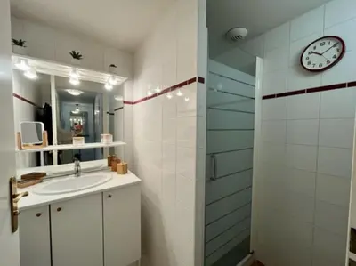 Salle de bains dans l'établissement Appartement de charme T3 avec petit jardin et parking