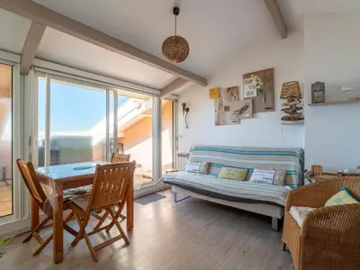 Plan de l'établissement Appartement 6 personnes à Mimizan avec parking, balcon et local à vélos - FR-1-50-126