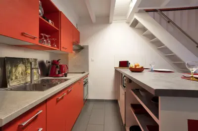 Cuisine ou kitchenette dans l'établissement Maison Labennaise - Welkeys