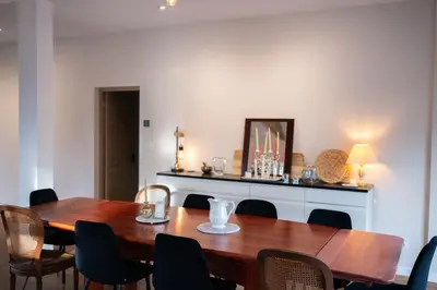Plan de l'établissement Maison Dharma à 5km de la plage avec Sauna