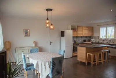 Cuisine ou kitchenette dans l'établissement Maison Nouméa