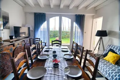 Coin salon dans l'établissement Villa Makila - 6 people. - 20m from Lake Hossegor