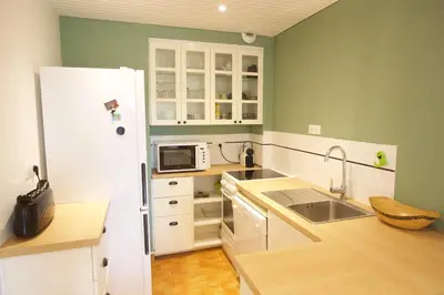 Cuisine ou kitchenette dans l'établissement Capbreton - Notre Dame - Plage - Couple - Surf