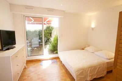 Un ou plusieurs lits dans un hébergement de l'établissement Capbreton - Notre Dame - Plage - Couple - Surf