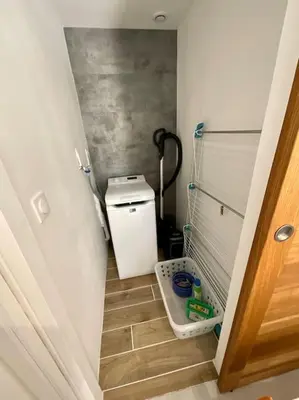 Salle de bains dans l'établissement La Villa Azur - Chaleureuse maisonnette avec piscine partagée