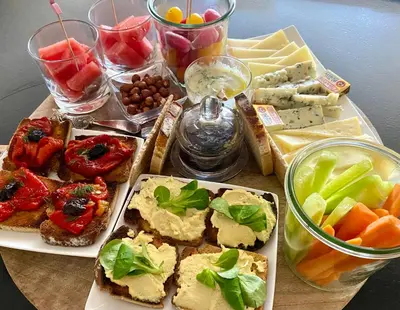 Nourriture dans la maison d'hôtes ou à proximité