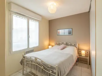 Un ou plusieurs lits dans un hébergement de l'établissement Apartment L'Oustalet-6 by Interhome