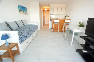 Coin salon dans l'établissement Hossegor - Vue Océan - Plage - Couple - Enfant