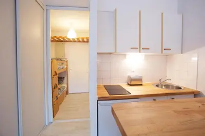 Cuisine ou kitchenette dans l'établissement Hossegor - Vue Océan - Plage - Couple - Enfant