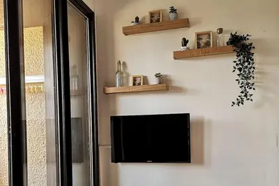 Télévision ou salle de divertissement dans l'établissement Appartement à Seignosse Le Penon - 200m plage