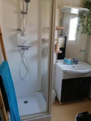 Salle de bains dans l'établissement Villa Atlantis 4-8 pers super équipée proche océan