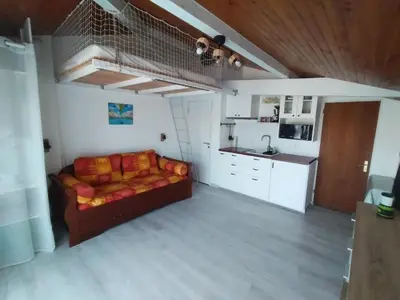 Cuisine ou kitchenette dans l'établissement Studio proche des thermes, des barthes, des plages et de Dax !