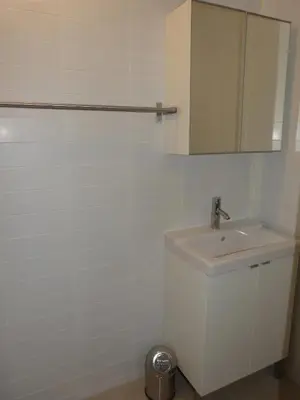 Salle de bains dans l'établissement APPARTEMENT COEUR DE LA STATION